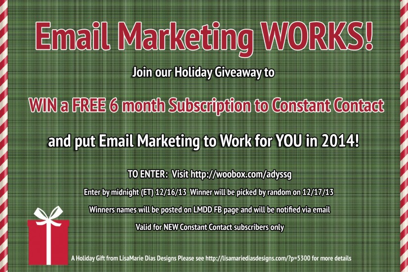 WIN a FREE 6 month Subscription to Constant Contact!