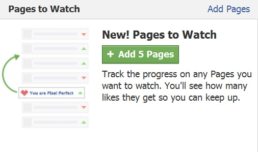 Facebook pages to watch