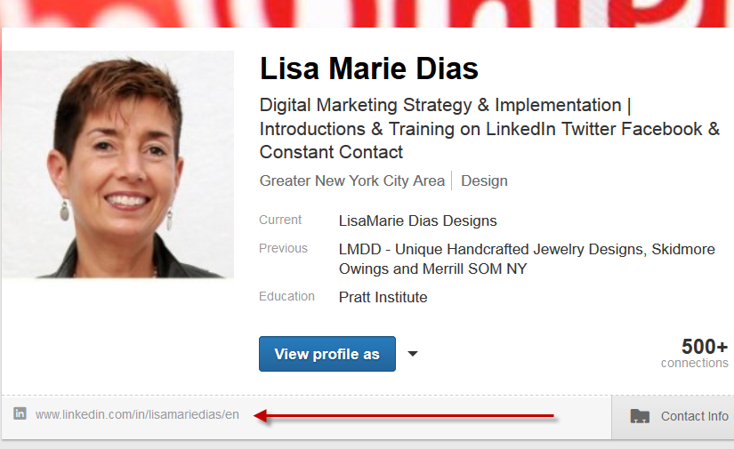 how to share your linkedin profile link