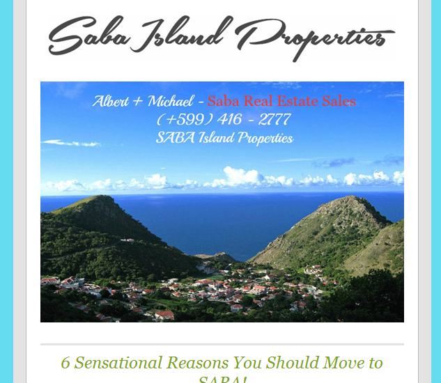 Saba Island Properties