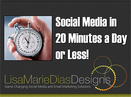 Facebook, LinkedIn, Twitter, Snapchat, Instagram, Pinterest and other social networks can be both a blessing and a curse. They are an invaluable way to keep in touch with friends, family, business associates, clients and customers. You can use them for everything from networking to establishing your expertise and from researching to finding fun diversions. Once you start using them, it is not uncommon to wonder how you ever lived without them! But whether you are using them for business and or pleasure, they can also be a huge time drain! The number one problem I hear from active social media users, by FAR, is that they are overwhelmed by all the time they find themselves spending on the various sites and are having a hard time determining if there really is any ROI, any Return on this Investment of time. In direct response to this pressing concern, I have created this training program to show you How to Manage and Monitor YOUR Social Media profiles in 20 minutes a day or less!