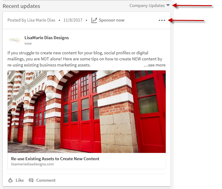 How to Link to a Post on LinkedIn - LisaMarie Dias DesignsLisaMarie
