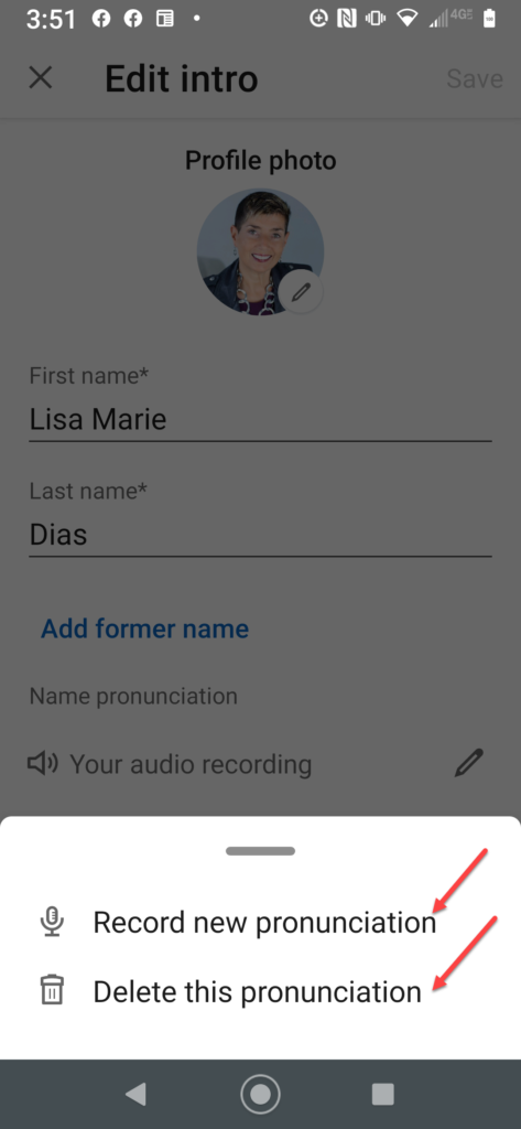 How to Change Your LinkedIn Name Pronunciation Recording