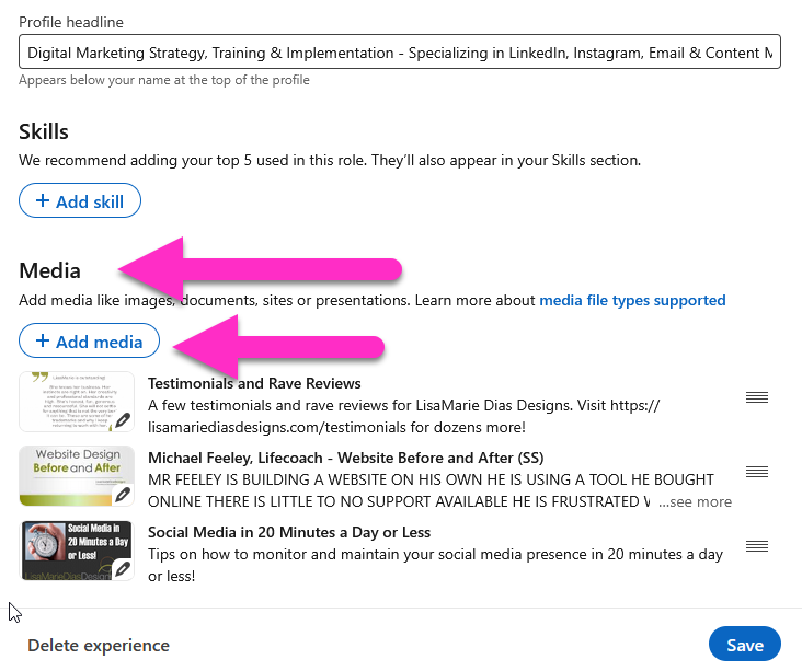 How to Add Media to Your LinkedIn Profile