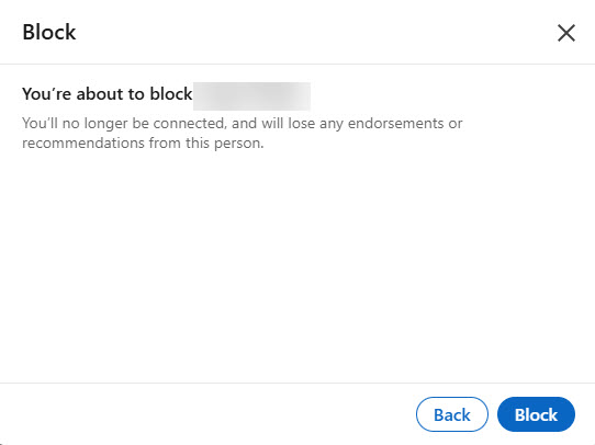 How to block someone on LinkedIn